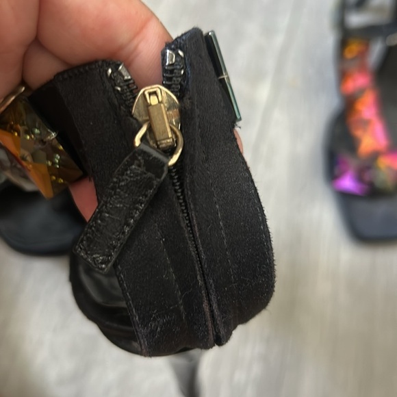 Gucci Black Heels with Crystal Embellishments - Picture 7 of 13